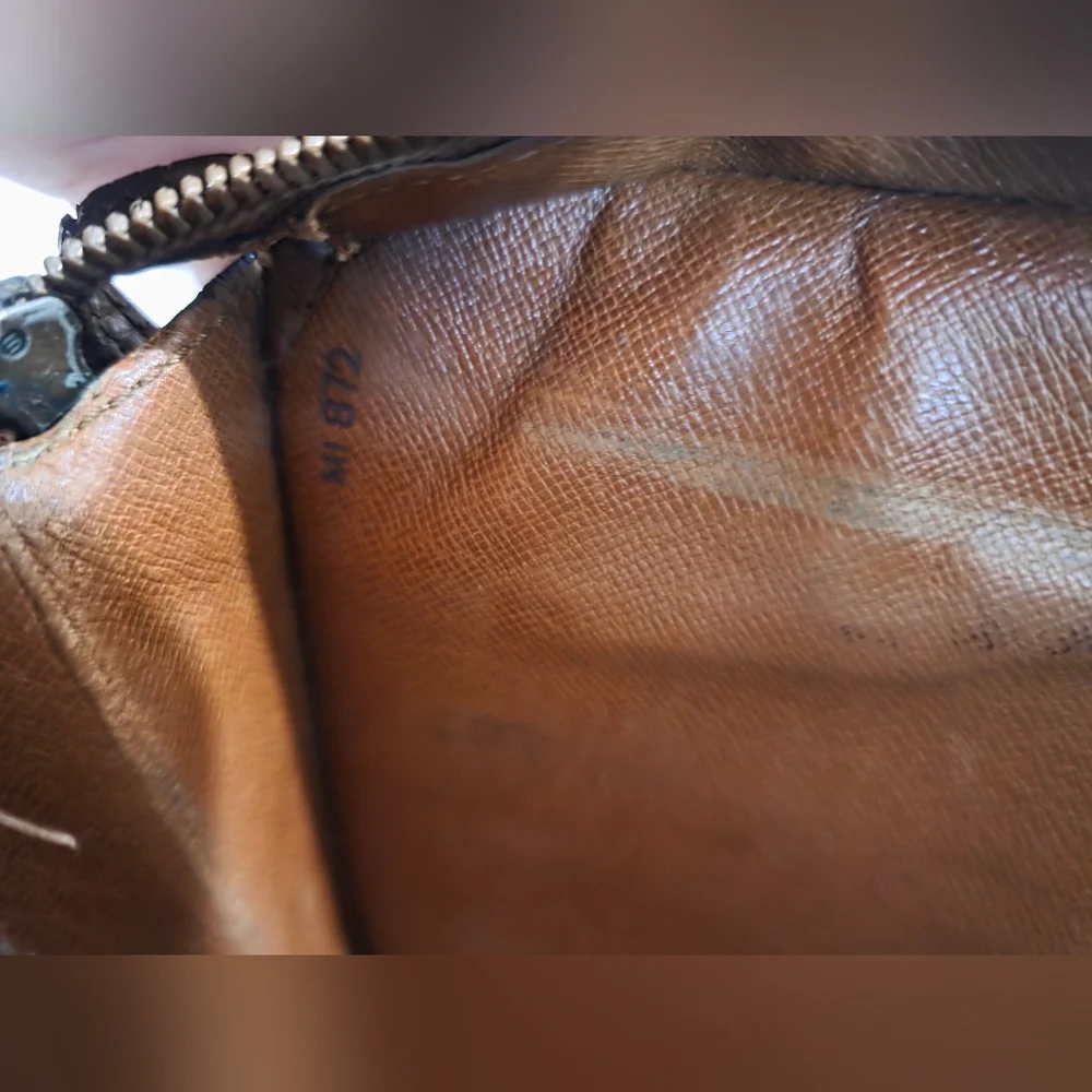 Upcycled LV LOUIS VUITTON Westerncore Clutch Pouch Bag Formal Monogram Tassel - Picture 7 of 15